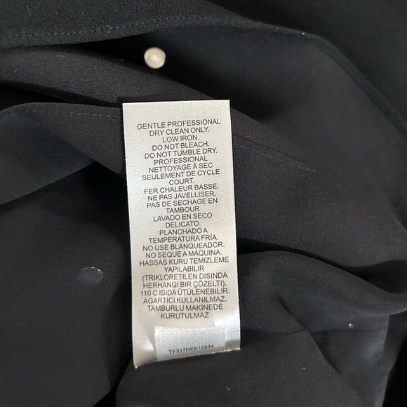 TIBI neve cami midi beaded slip dress polka dot crepe black size 10 - Picture 12 of 16